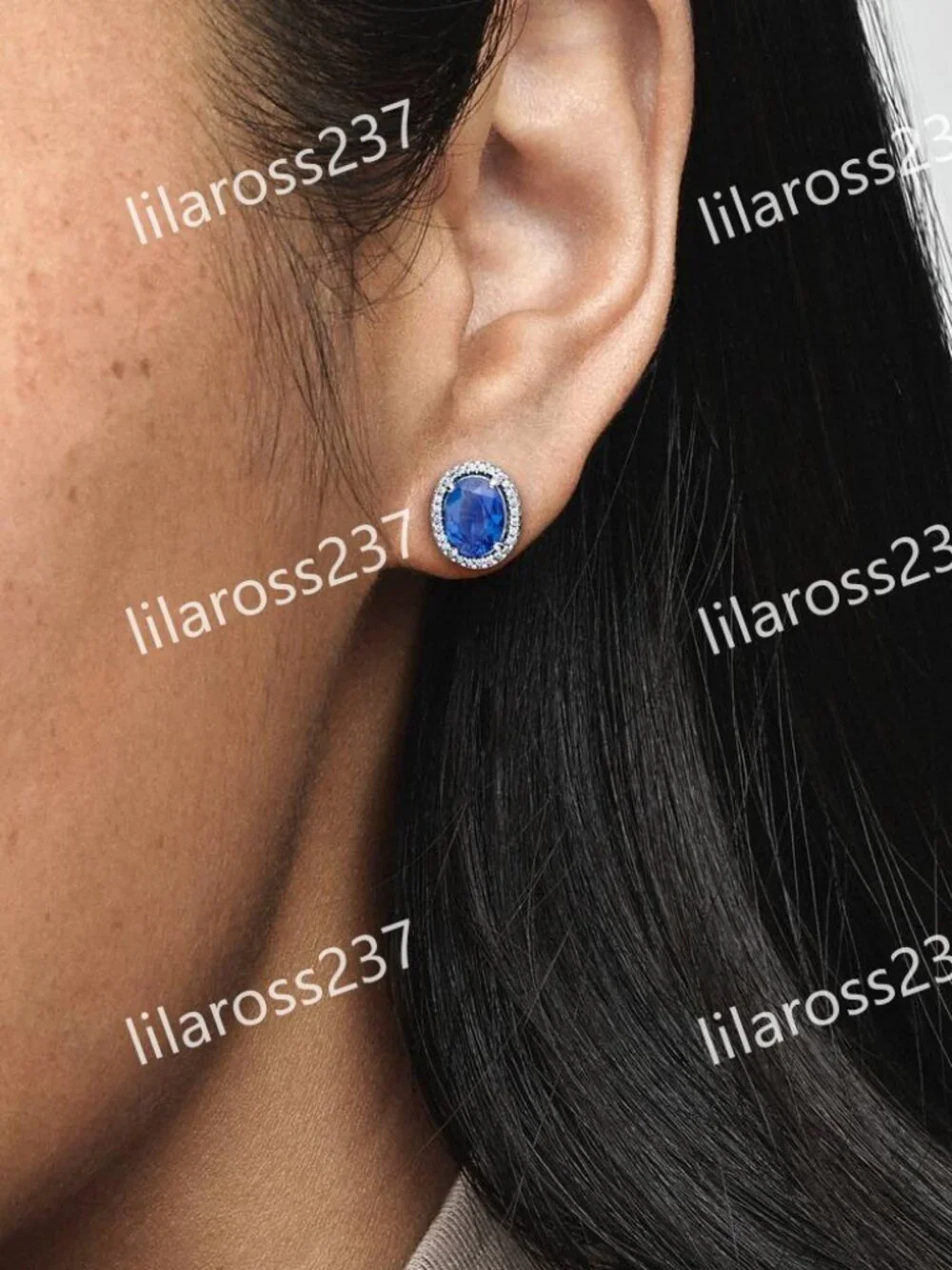 Sparkling Statement Halo Stud Earrings
